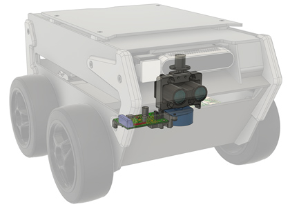 Xaxxon Autocrawler Robot, charging, click to enlarge