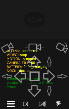 oculus prime webrtc mobile controls