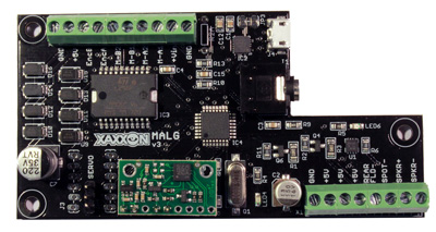 Xaxxon MALG Microcontroller PCB (Motors Audio Lights Gyro)