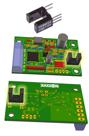 xaxxon openlidar pcb optical sensor mounting